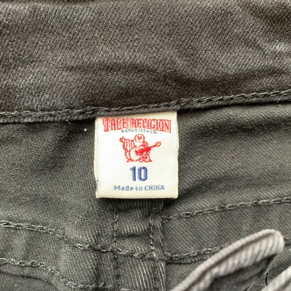 True Religion Dark Wash Straight Jeans Size 10 - Picture 3 of 4